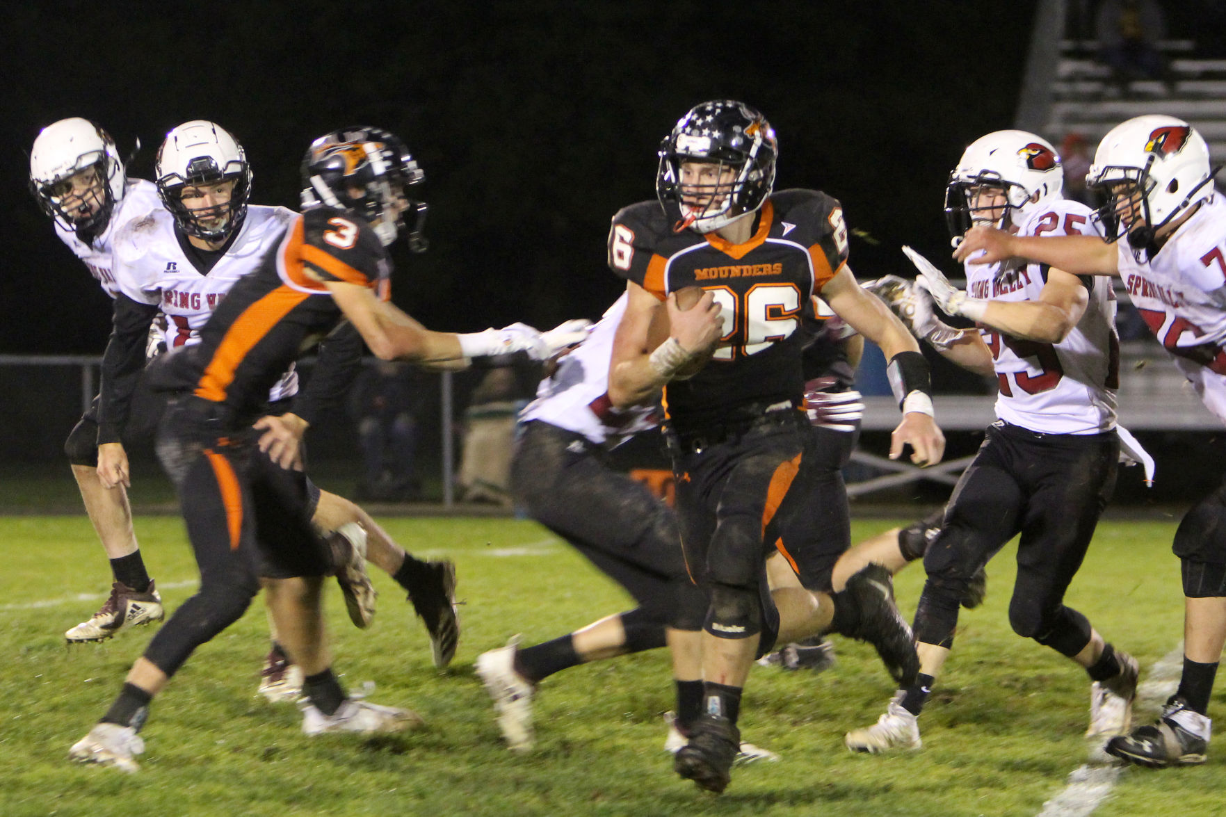Spring Valley at Elk Mound football 10-4-19